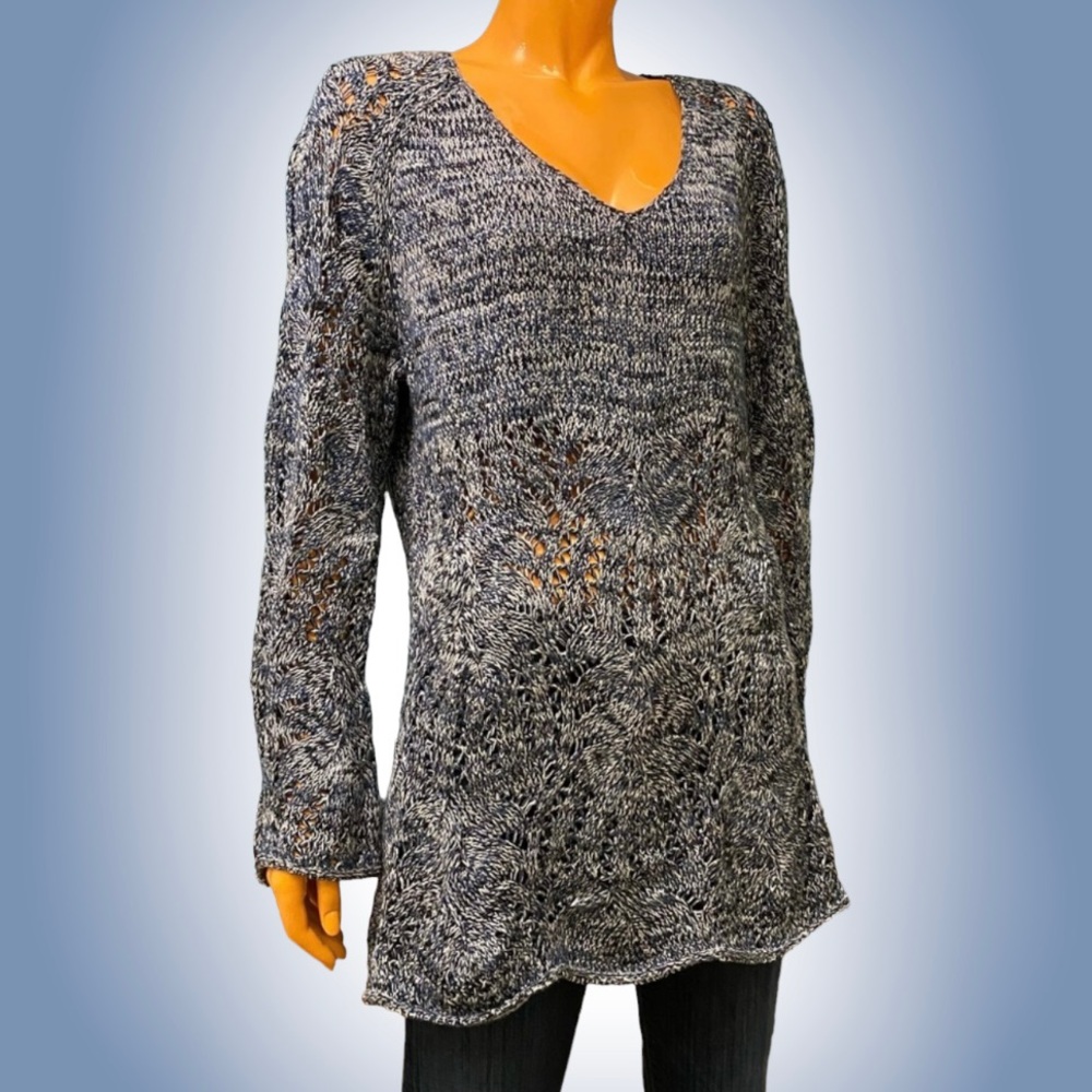 INC Sequined Cotton Sweater
